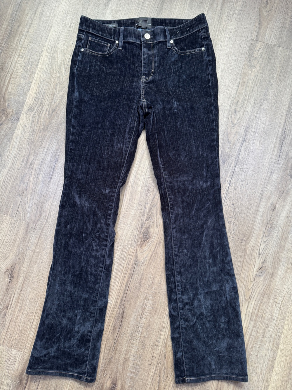 White House Black Market Velour - Velvet MID RISE Bootcut Pants - Size 2 - Picture 1 of 12